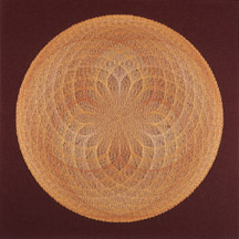 Golden Lotus  String Mandala String Art