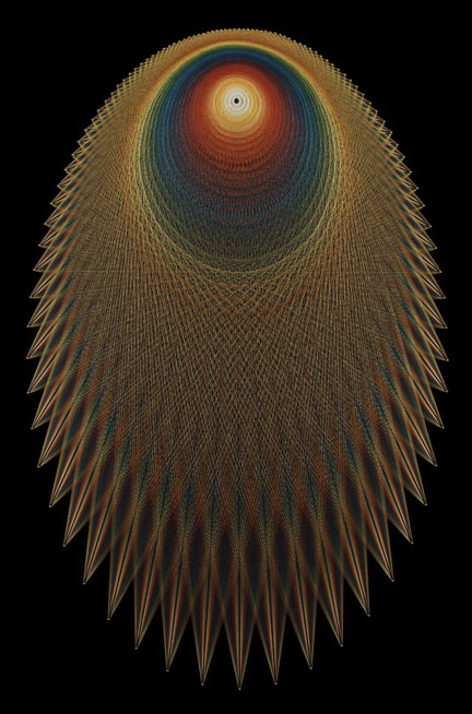 String Art Parabola String Mandala